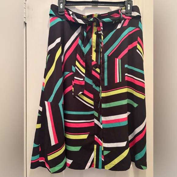 Bar III Dresses & Skirts - Bar III Multicolor Striped Midi Skirt